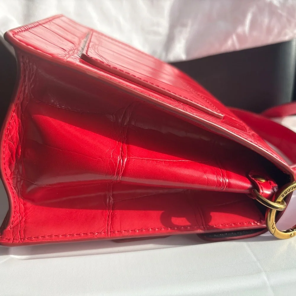 The Marc Jacobs Leather Red Bag With Black Chain strap - Picture 5 of 8
